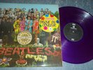 THE BEATLES 'SGT PEPPER'S..' DC 1 PARLOPHONE FRENCH 1978 LIMITED EDITION PURPLE