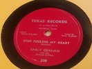 Early Graham, Starday Custom , Texas Records, 78 RPM Country, Rockabilly
