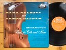 LP LXT 5268 BEETHOVEN cello works NELSOVA BALSAM decca 1956 ORANGE/SILVER orig