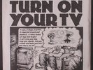 LARRY GROCE: Turn On Your Tv / The Hog And Dog Faction 45 (dj, w/ R. Crumb pict