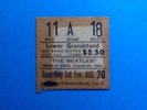 Beatles Original Genuine Used Concert Ticket Crosley Field Cincinnati 1966