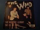 THE WHO THE KIDS ARE ALRIGHT Very Rare Italy Decca 1965 Single Holed Promo