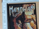 Manowar Rare Wove Patch The Dawn of Battle Black ltd Virgin Steele Thor Riot