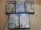 IRON MAIDEN Killers Powerslave Somewhere in time Piece of mind Cassette Tape