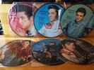 6 Elvis Presley Record LP Picture Disks - Denmark
