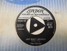 THE FIESTAS LAST NIGHT I DREAMED / SO FINE  1958 LONDON 45-HL 8870 VERY NICE