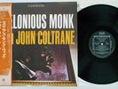 THELONIOUS MONK WITH JOHN COLTRANE SAME RIVERSIDE SMJ-6149 Japan OBI Mono LP