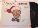 1955 orig BING CROSBY Merry Christmas album 1st press Decca DL 8128 lp Plays VG