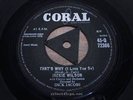 JACKIE WILSON = That's Why Correct B Side = NEAR MINT = CORAL Q 72366 = Popcorn