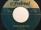 * DOMINOES Weeping Willow Blues / I Am With You RARE DOO WOP R&B Federal 45 Hear
