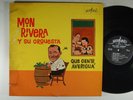 MON RIVERA y su ORQUESTA Que Gente Averigua LATIN LP ALEGRE