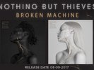 NOTHING BUT THIEVES BROKEN MACHINE   LTD. ED. BLACK/WHITE MARBLED VINYL LP   NEW