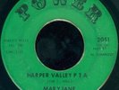 MARY JANE HOOPER Harper Valley PTA NOLA SOUL FUNK 45 on POWER VG+