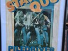Status Quo Piledriver Promo Poster 1972 Vertigo Swirl