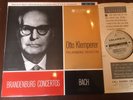 SAX 2408, 09 SET Klemperer  “Brandenburg Concertos 1, 2 & 6” Bach UK 1ed 1961 EX