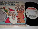 BRUCE SPRINGSTEEN Santa Claus Is Coming To Town RARE WLP PROMO 45 Columbia 1981