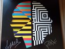 OMD The Punishment of Luxury HAND SIGNED LIMITED EDITION YELLOW VINYL LP    New