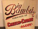 CHEECH AND CHONG - BIG BAMBU SOUNDTRACK LP W/ BIG ROLLING PAPER,VINYL