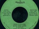 BAND OF ANGELS Stop Playing With The Lord BLACK GOSPEL FUNK 45 on JCR