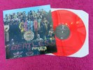 THE BEATLES RED COLOURED VINYL SGT PEPPERS LONELY HEARTS CLUB BAND MINT-