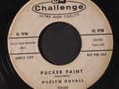 HUELYN DUVALL: Pucker Paint / Boom Boom Baby 45 (dj, plays well) Rockabilly
