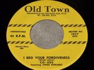 1956 THE CO-EDS  I Beg Your Forgiveness  DOO-WOP 45 on OLD TOWN 1027 *VG++* NICE