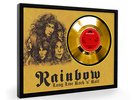 Rainbow Long Live Rock N Roll Framed Gold Disc Display Vinyl (C1)