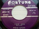 NOLAN STRONG & DIABLOS violet lbl VG++ Fortune 45 YOU ARE you're only girl ws156