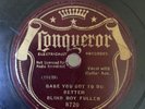 BLUES BLIND BOY FULLER CQ 8720 Truckin My Blues/You Got to DO Better V+