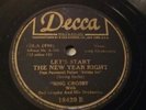 Bing Crosby - White Christmas / Let's Start The New Year Right (Decca)
