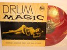 GEORGE JENKINS: Drum Magic LP Original Red Vinyl  NM-/EX
