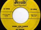 The TURBANS 45 When You Dance / Let Me Show You HERALD doo wop strong VG ws627