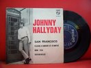 JOHNNY HALLYDAY San Francisco 7/45 MADE IN PORTUGAL 67' EP SCARCE PHILIPS