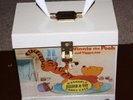 Winnie The Pooh 45 Record Case with 11 Children's 45 Phonograph Records