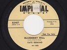 '56 Classic N.O. R&B FATS DOMINO Blueberry Hill/Honey Chile IMPERIAL HEAR