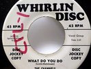 the CHANNELS 45 What do you do / I really love you WHIRLIN doowop PROMO Ws468
