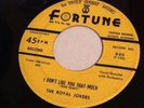 The Royal Jokers Sweet Little Angel I Not Like You That Much Fortune Doo Wop 45