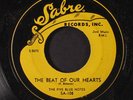FIVE BLUE NOTES: The Beat Of Our Hearts / You Gotta Go Baby 45 (repro)