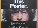 JOHN LENNON * APPLE SHOP DISPLAY POSTER FOR 'WALLS AND BRIDGES' * EX CONDITION