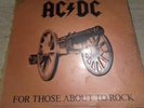 AC/DC For Those About To Rock - Vinyl LP Gatefold/Embossed Sleeve 1981 - 1st pre