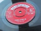THE BEATLES 1963 UK 45 PLEASE PLEASE ME  RED  PARLOPHONE LABEL  M  T   TAX CODE