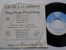 GEORGE HARRISON (BEATLES) Ding dong Ex to NM- CANADA APPLE 1974 PS BLUE PRINT 45