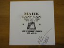 MARK LANEGAN LIVE BRISTOL 2016 TOUR ONLY VINYL RECORD, SIGNED BY MARK & HIS WIFE