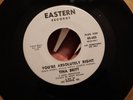 Tina Britt You're Absolutely Right & Look 45 Promo Eastern Records