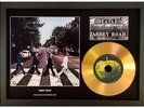 THE BEATLES 'ABBEY ROAD' SIGNED GOLD DISC DISPLAY