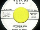 NORTHERN SOUL  MIGHTY JOE YOUNG  SUFFERING SOUL   WEBCOR LABEL