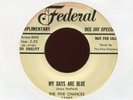 THE FIVE CHANCES My Days Are Blue on Federal Promo Rare R&B Doo Wop 45 Hear