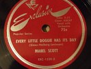 MABEL SCOTT - EVERY LITTLE DOGGIE HAS ITS DAY / BOOGIE WOOGIE SANTA CLAUS  