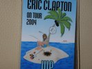 ERIC CLAPTON BACKSTAGE VIP PASS BLUE 2004 USA TOUR LAMINATE GENUINE