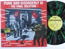 PUNK & DISORDERLY III FINAL SOLUTION Various ANAGRAM LP multicolor vinyl uk